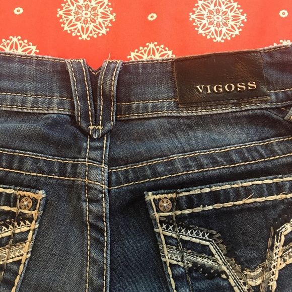 VIGOSS SKINNY DENIM JEANS THE CHELSEA SZ 1/2 - Picture 9 of 13